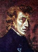 Eugene Delacroix Frederic Chopin oil painting artist